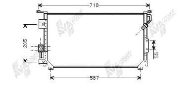 Radiador de aparelho de ar condicionado Toyota 8846002040 preço, a partir de 76,73 USD