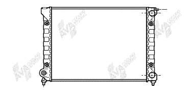 Radiador de esfriamento de motor VAG 191121253AL preço, a partir de 36,58 USD