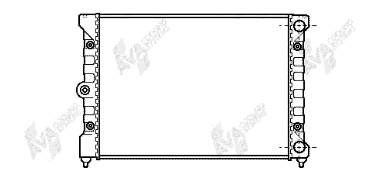Radiador de esfriamento de motor VAG 1H0121253R preço, a partir de 47,65 USD