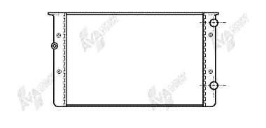 Radiador de esfriamento de motor VAG 1H0121253BC preço, a partir de 61,35 USD