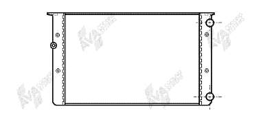 731032 VALEO Radiador de esfriamento de motor
