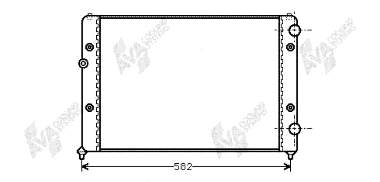 Radiador de esfriamento de motor VAG 3A0121253 preço, a partir de 66,61 USD