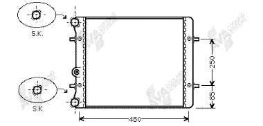 Radiador de esfriamento de motor VAG 1J0121253AM preço, a partir de 72,73 USD