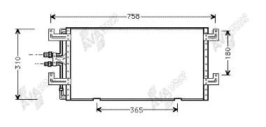 Compre 7D0820413A VAG Radiador de aparelho de ar condicionado