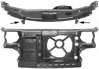 6502089522200P 4max Suporte do radiador montado (painel de montagem de fixação das luzes)