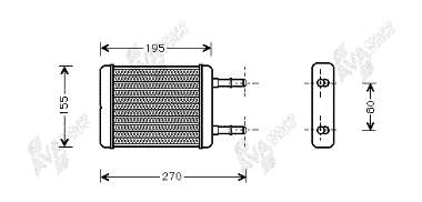 Radiador de forno (de aquecedor) Hyundai/Kia 9712324000 preço, a partir de 13,90 USD