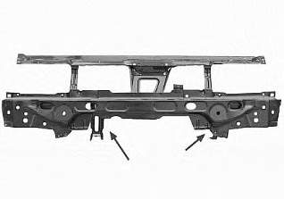 6K0805591S VAG Suporte do radiador montado (painel de montagem de fixação das luzes)