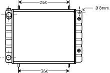 BTP2275 Land Rover Radiador de esfriamento de motor