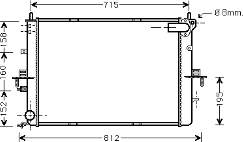 Radiador de esfriamento de motor Polcar 6375081 preço, a partir de 120,97 USD