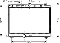 Radiador de esfriamento de motor Land Rover GRD933 preço, a partir de 100,72 USD