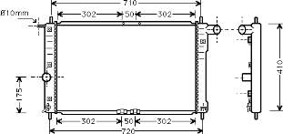 Radiador de esfriamento de motor NRF 53647 preço, a partir de 74,35 USD