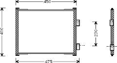 Radiador de aparelho de ar condicionado VAN Wezel 18005262 preço, a partir de 51,08 USD