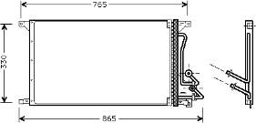 Radiador de aparelho de ar condicionado Ford 1211260 preço, a partir de 119,59 USD
