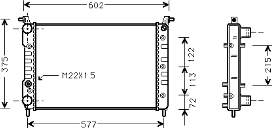 Radiador de esfriamento de motor NRF 58726 preço, a partir de 80,36 USD
