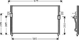 976064A250 Hyundai/Kia Radiador de aparelho de ar condicionado
