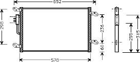 Radiador de aparelho de ar condicionado ACR 300153 preço, a partir de 92,02 USD