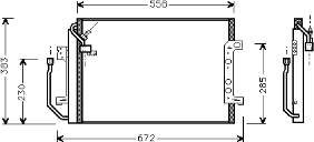 Radiador de aparelho de ar condicionado Mercedes 1685000454 preço, a partir de 78,32 USD