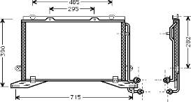 Radiador de aparelho de ar condicionado Mercedes 2108300470 preço, a partir de 71,51 USD