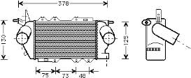 Radiador de intercooler Maxgear AC640749 preço, a partir de 39,16 USD