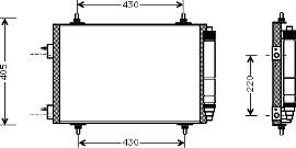 AC849373 Maxgear Radiador de aparelho de ar condicionado