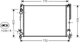 Radiador de esfriamento de motor Renault (RVI) 150590200F preço, a partir de 82,98 USD