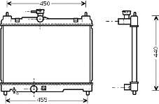 Radiador de esfriamento de motor Toyota 1640023100 preço, a partir de 88,69 USD