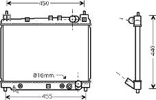 Radiador de esfriamento de motor Toyota 1640021070 preço, a partir de 99,68 USD