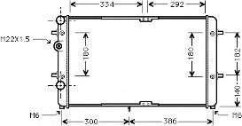 Radiador de esfriamento de motor VAG 6K0121253AG preço, a partir de 51,25 USD