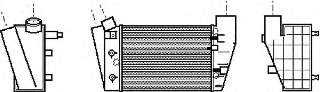 8E0145806D VAG Radiador de intercooler