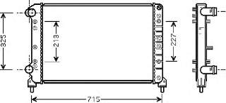 Radiador de esfriamento de motor Fiat/Alfa/Lancia 51779231 preço, a partir de 68,40 USD