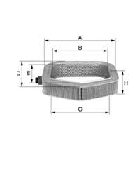 C40193 Mann-Filter Filtro de ar