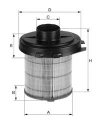 C14150 Mann-Filter Filtro de ar
