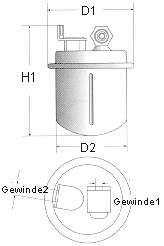 Compre 16900SH3C30 Honda Filtro de combustível