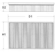 Filtro de ar Mann-Filter C2557