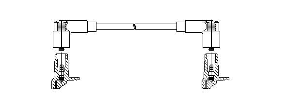 N03888510 VAG Fios de alta voltagem, kit