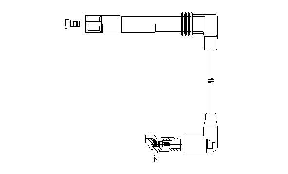 N10418703 VAG Fios de alta voltagem, kit