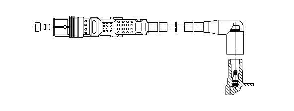 030905430N VAG Fios de alta voltagem, kit