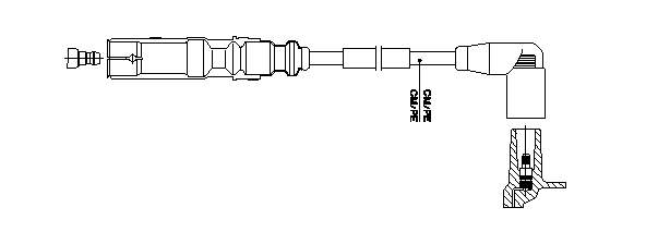 N10418801 VAG Fios de alta voltagem, kit