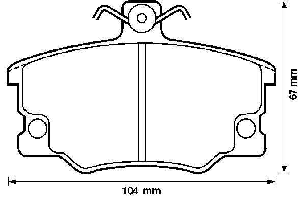 Sapatas do freio dianteiras de disco Fiat/Alfa/Lancia 795121 preço, a partir de 21,82 USD