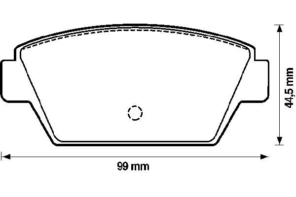 D401E Intelli Sapatas do freio traseiras de disco
