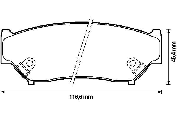 Compre P79008 Brembo Sapatas do freio dianteiras de disco