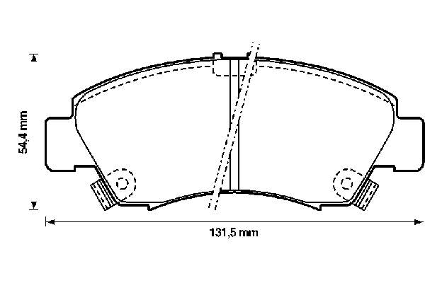 Sapatas do freio dianteiras de disco Honda 45022S04J01 preço, a partir de 21,17 USD