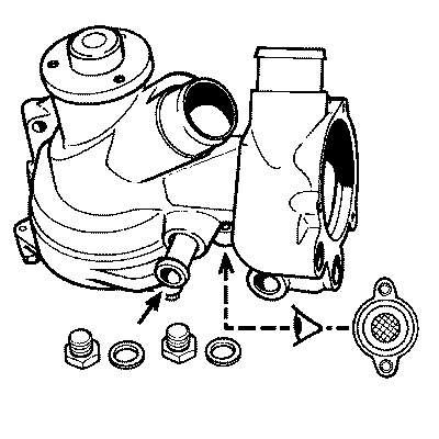 Compre A1042004801 Mercedes Bomba de água (bomba) de esfriamento