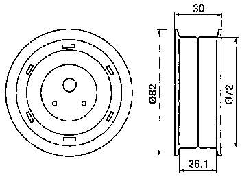 Rolo de reguladora de tensão da correia de transmissão SKF VKM11020 preço, a partir de 31,46 USD