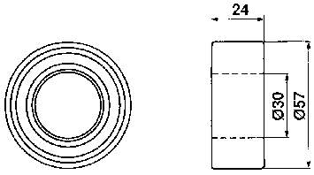 Rolo de reguladora de tensão da correia do mecanismo de distribuição de gás SKF VKM12200 preço, a partir de 12,85 USD
