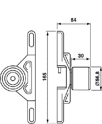 VKM14201 SKF Rolo de reguladora de tensão da correia do mecanismo de distribuição de gás