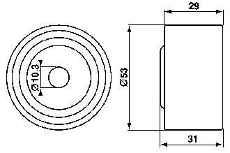 Rolo parasita da correia do mecanismo de distribuição de gás SKF VKM22174 preço, a partir de 22,40 USD