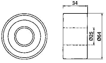 Rolo de reguladora de tensão da correia do mecanismo de distribuição de gás Peugeot/Citroen 083032 preço, a partir de 31,00 USD