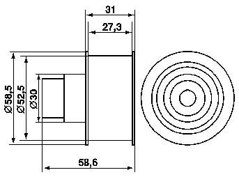 VKM25202 SKF Rolo parasita da correia do mecanismo de distribuição de gás