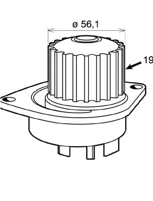 Bomba de água (bomba) de esfriamento SKF VKPC83430 preço, a partir de 39,19 USD